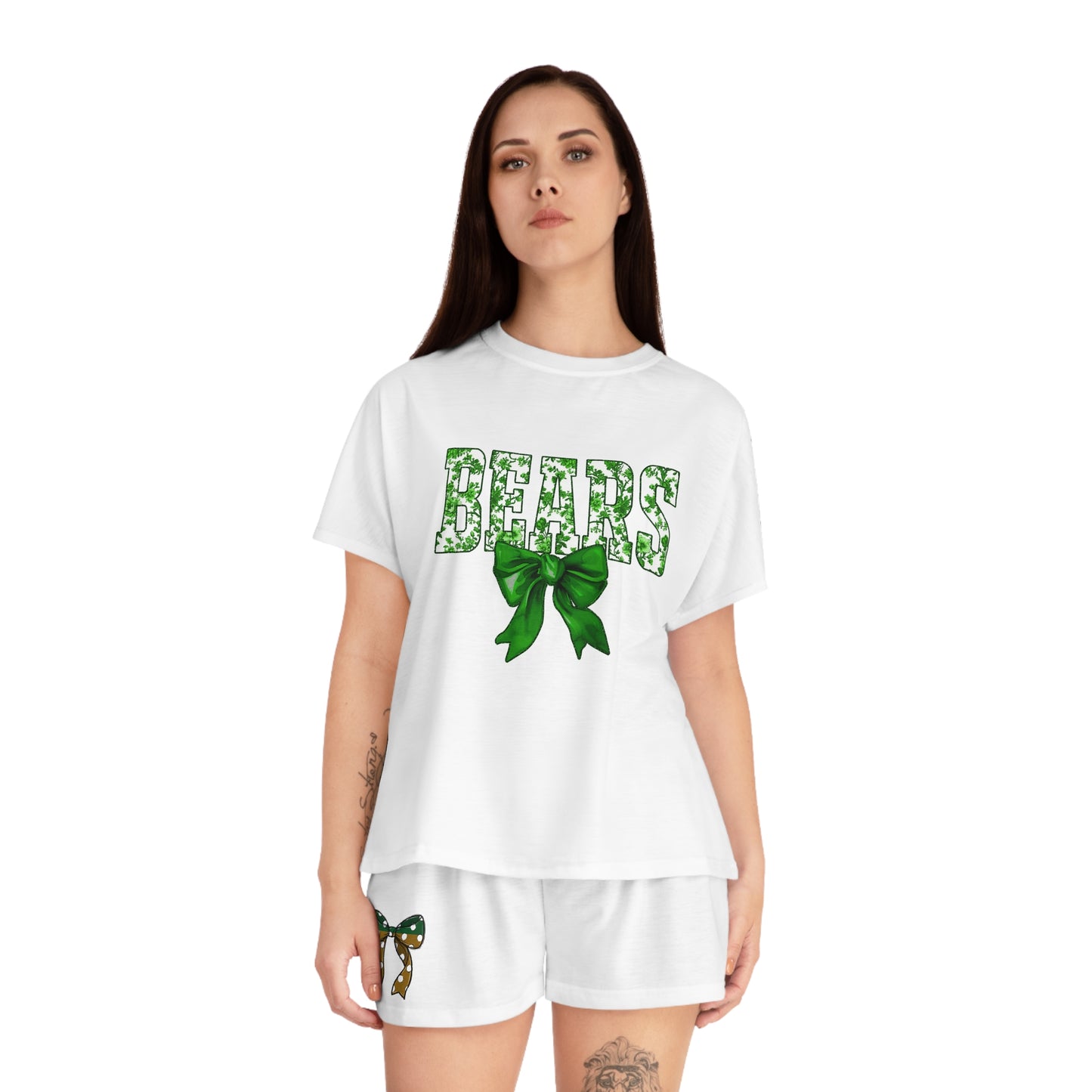 Baylor University pajama set with shorts, Bears, Sic Em Bears, Gift for Her, Bear Pride, Sleepwear, Baylor