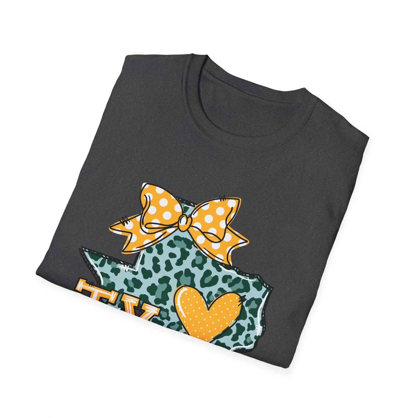 Texas Baylor Bears, Baylor University Love Softstyle T-Shirt, Unisex Graphic Tee, Perfect Gift for Texans, Casual Wear, Travel Souvenir