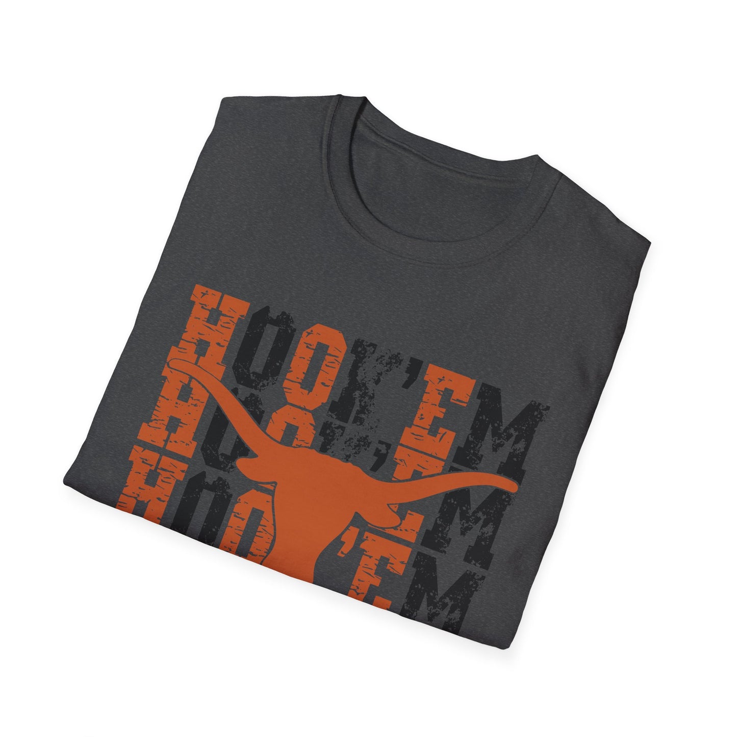 Game Day Spirit Shirt | Burnt Orange & White Football Tee | Texas Pride Graphic Tee | Southern Tailgate Shirt | Texas Tee