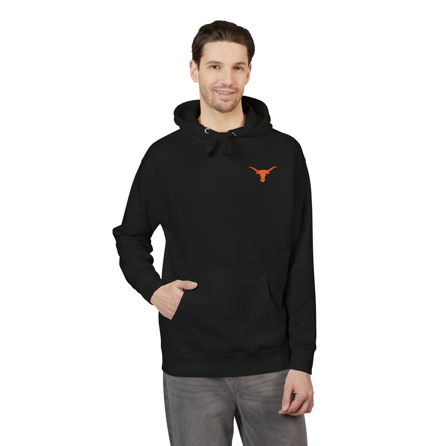 Texas Hoodie | Embroidered Longhorn Sweatshirt | Burnt Orange Apparel | Student Gift, Game Day Gear