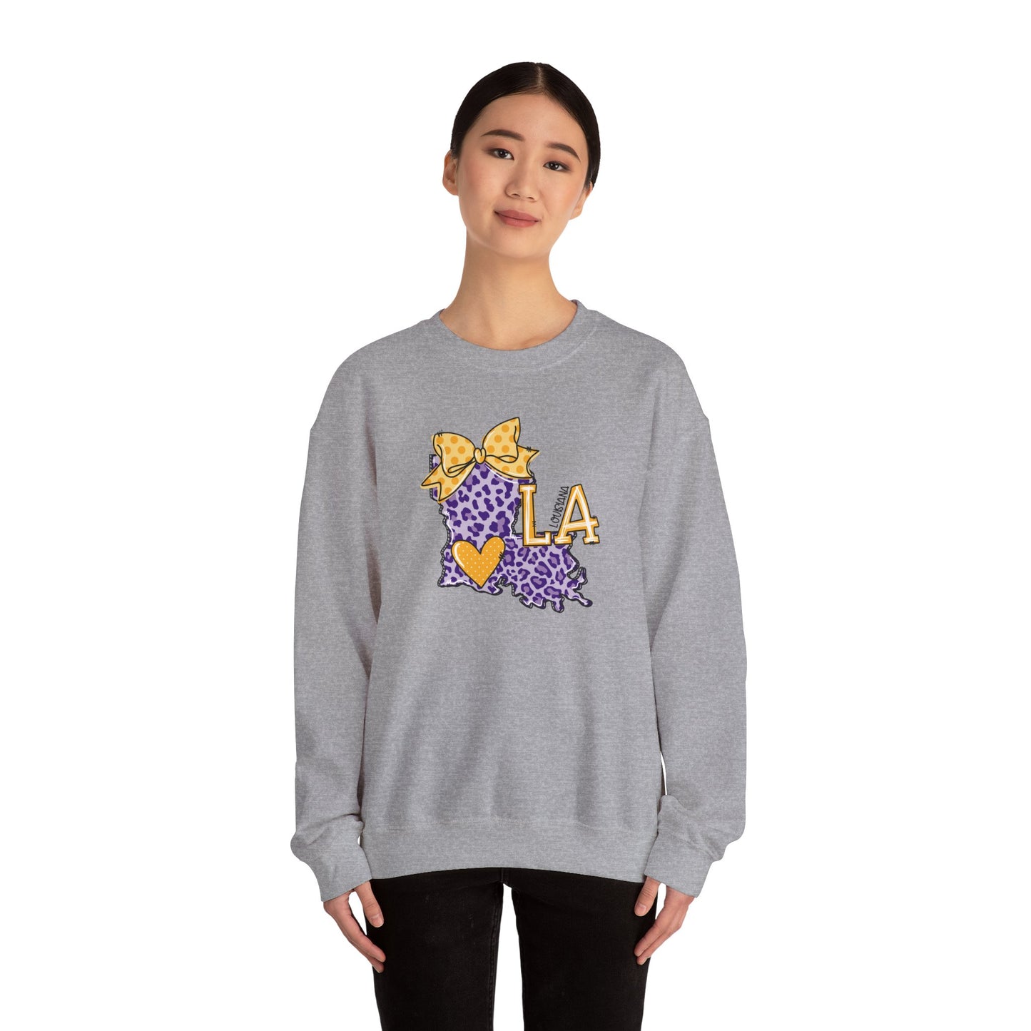 LSU Geaux Tigers Sweatshirt, Louisiana State University Fan Apparel, College Football Crewneck Jumper, Tiger Pride Long Sleeve Top