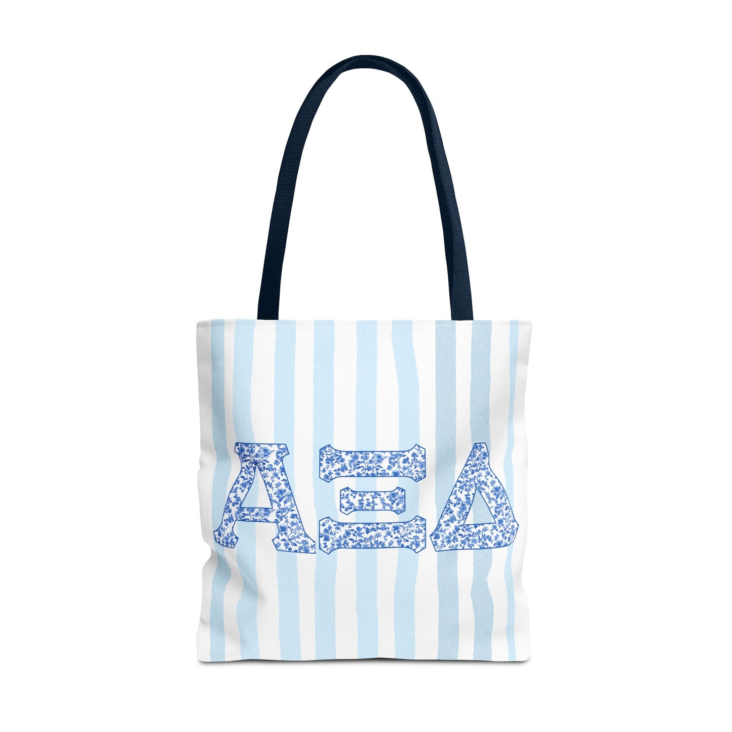 A Xi Style Gift | Floral Sorority Inspired Tote Bag | Greek Life Bag | Big Little Reveal | Cute Campus Tote, Cute Bid Day Bag