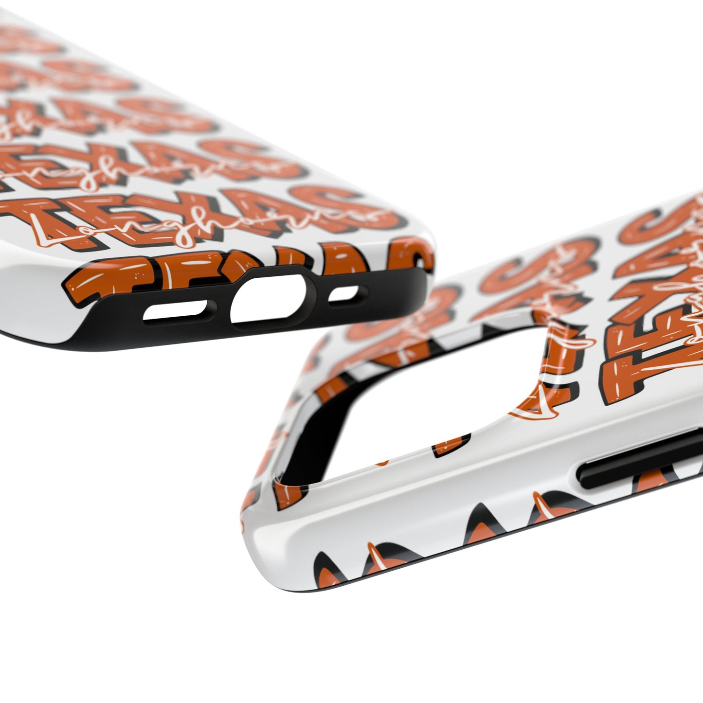 Texas Longhorn Tough Phone Case, Durable iPhone Cover for Texas Lovers, Unique Gift for Graduates, College Students, Southern Pride