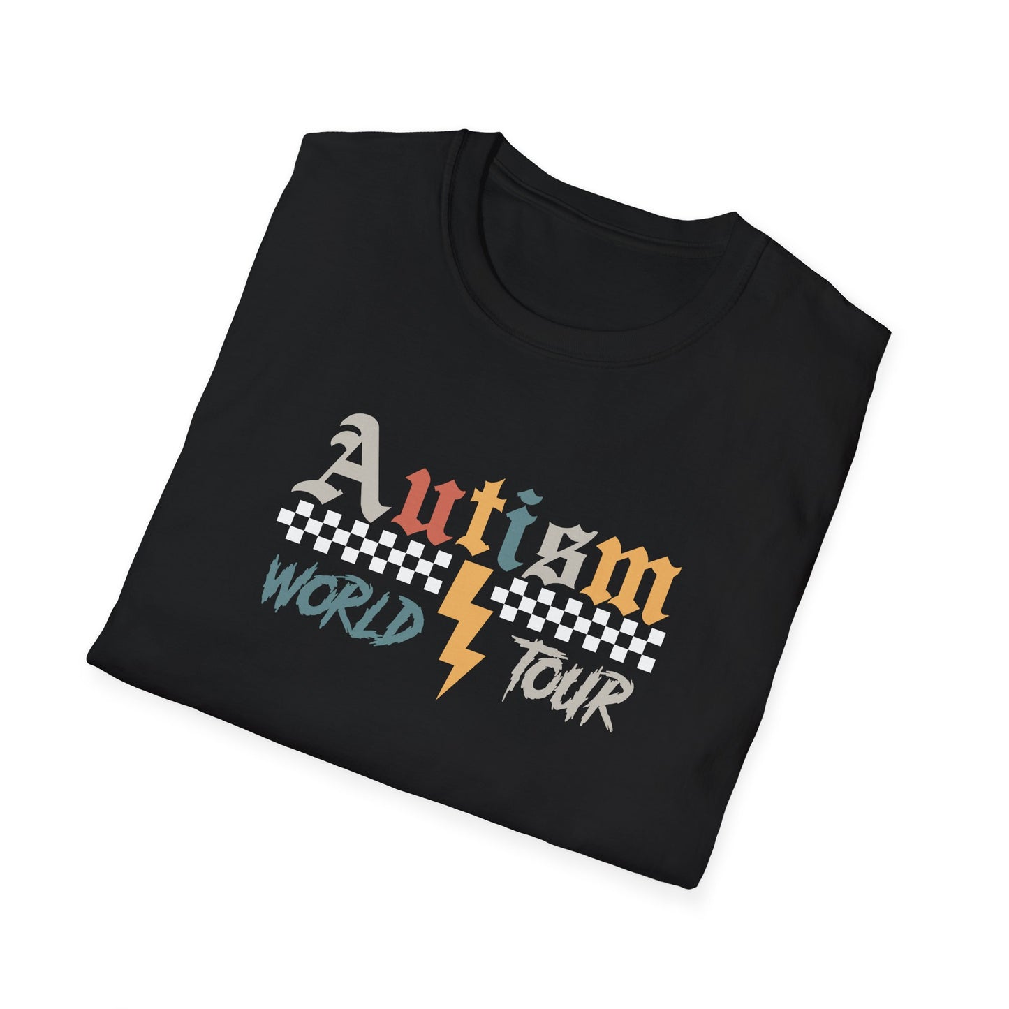 Autism Awareness T-Shirt, Unisex Softstyle Tee for Events, Gift for Supporters, Casual Wear, Fundraising, Advocacy