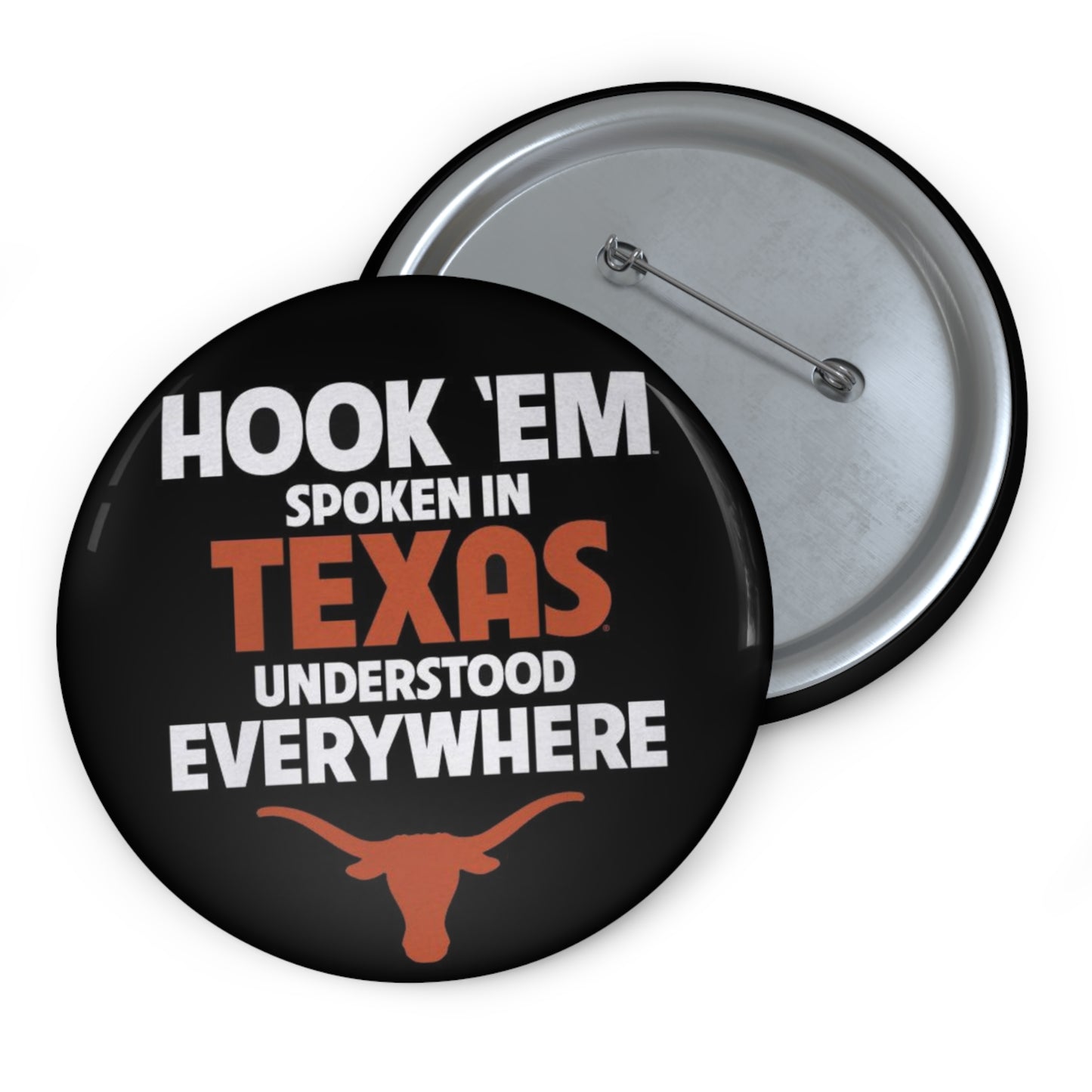 Texas Game Day Button | Texas Pride Pin | Funny Southern Accessory | Game Day Accessory | Student Gift