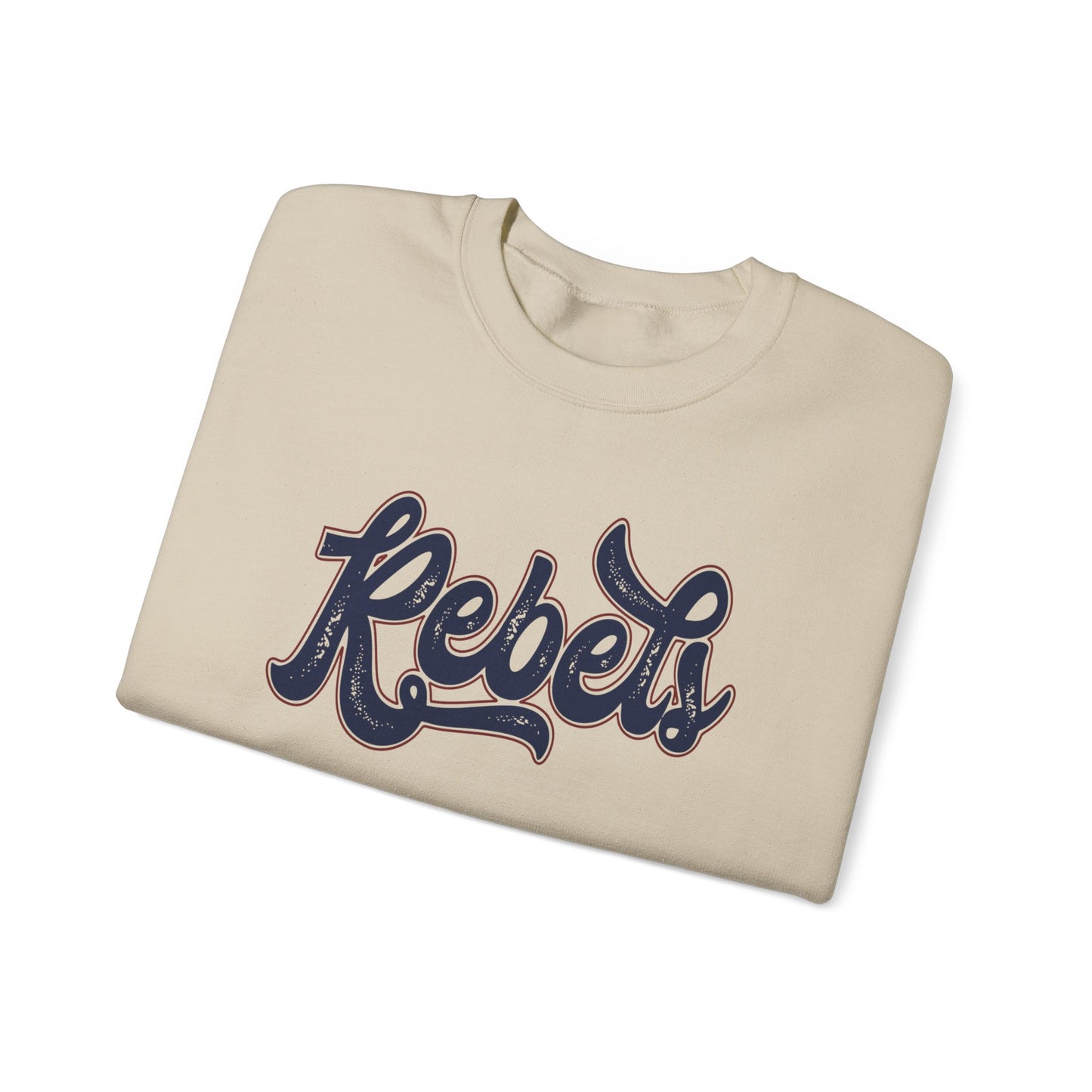Ole Miss Rebels Retro Crewneck Sweatshirt | University of Mississippi Game Day Sweatshirt | Vintage College Apparel