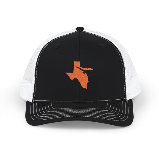 Texas Snapback Trucker Cap, Embroidered Cap, Outdoor Accessories, Texas Outline Trucker Hat