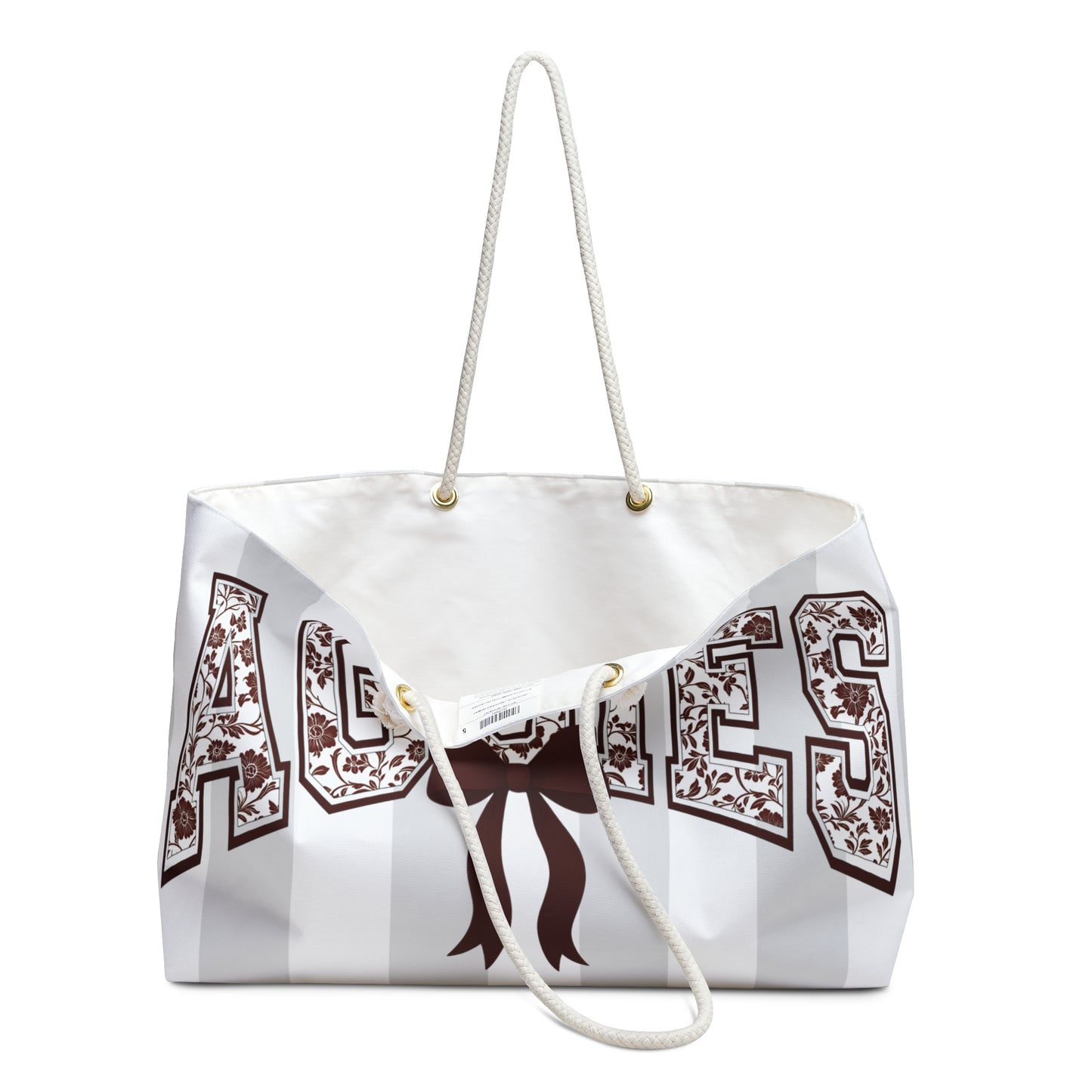 Stylish Aggies Weekender Bag | Perfect for Travel, Sports Events, Gym, Beach Days, Gifts, Sorority Gifts, College Essentials