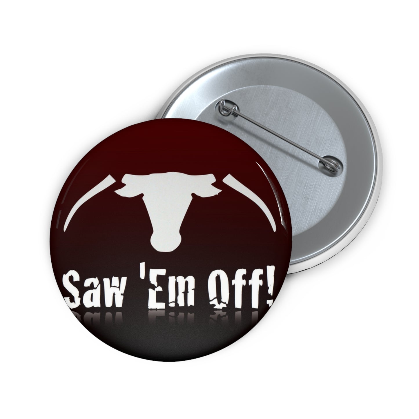 Saw Em Off Game Day Pin | Aggie Game Day Accessory | Aggie Game Day Pin | Aggie Spirit Wear, Game Day Pin