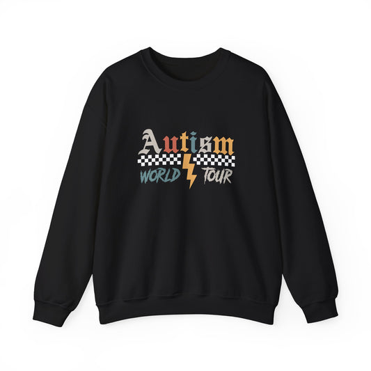 Autism Awareness Crewneck Sweatshirt, Unisex Sweatshirt, Gift for Autism Support, Love Needs No Words, Awareness Apparel