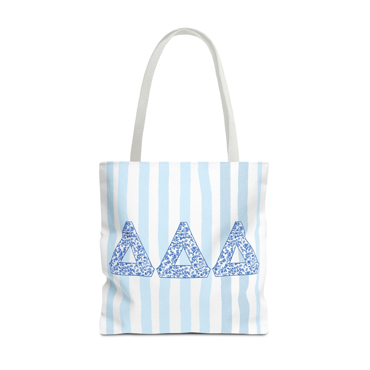 Delta Sorority Style Gift | Floral Sorority Inspired Tote Bag |  Greek Life Bag | Big Little Reveal | Cute Campus Tote, Cute Bid Day Bag
