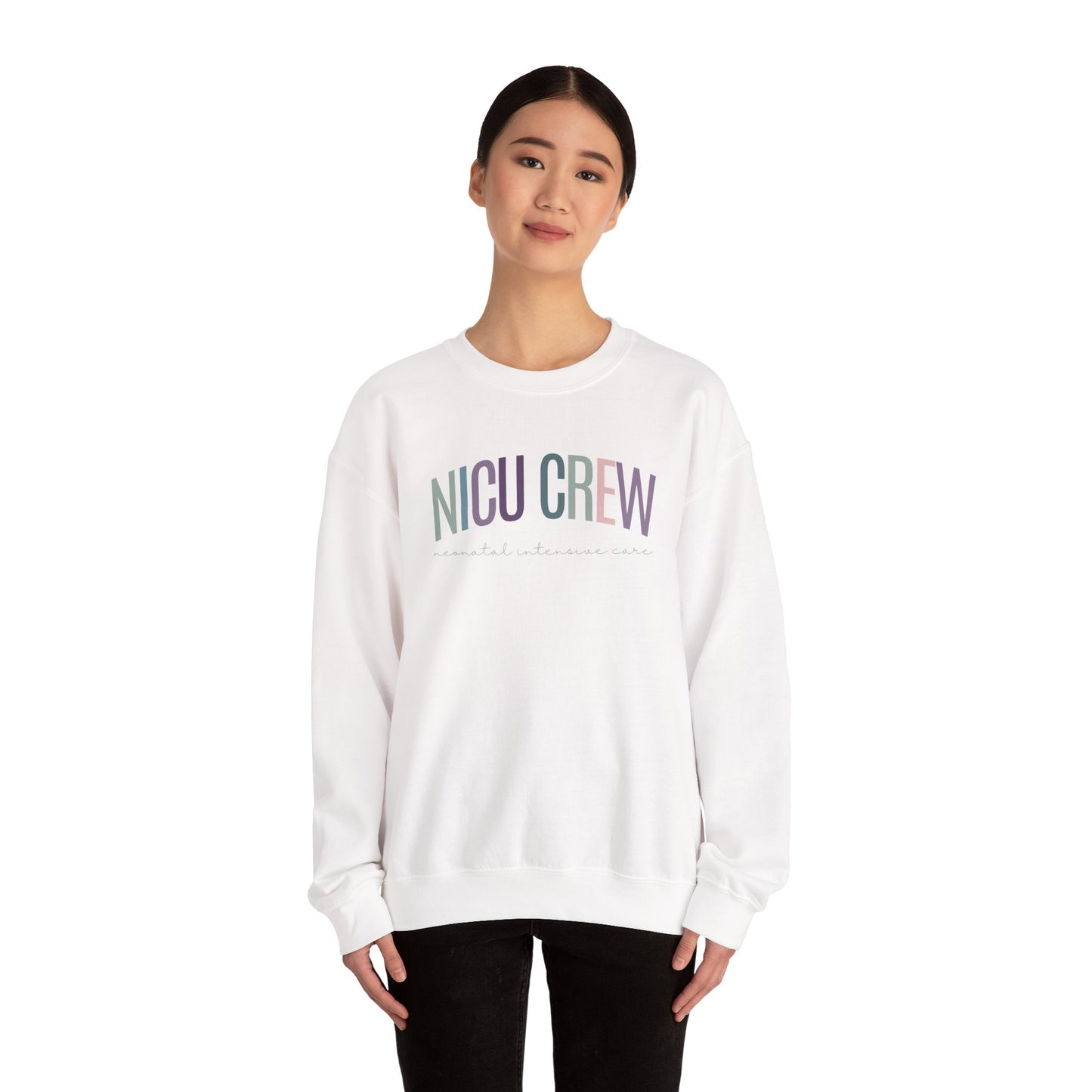 NICU Crew Nurse Crewneck Sweatshirt - Healthcare Worker Gift, Hospital Apparel, Medical Professional Clothing, Nurse Appreciation, RN Gift