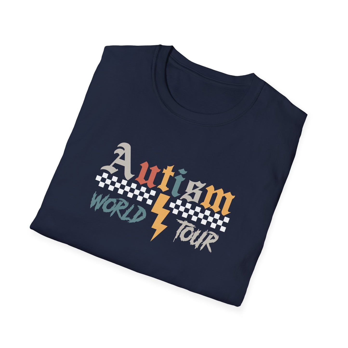Autism Awareness T-Shirt, Unisex Softstyle Tee for Events, Gift for Supporters, Casual Wear, Fundraising, Advocacy