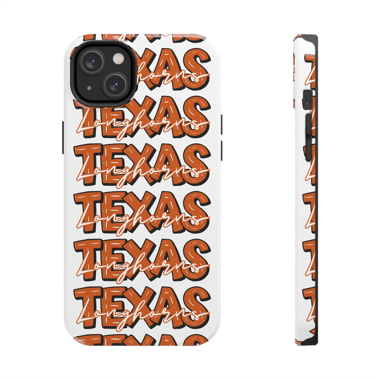 Texas Longhorn Tough Phone Case, Durable iPhone Cover for Texas Lovers, Unique Gift for Graduates, College Students, Southern Pride