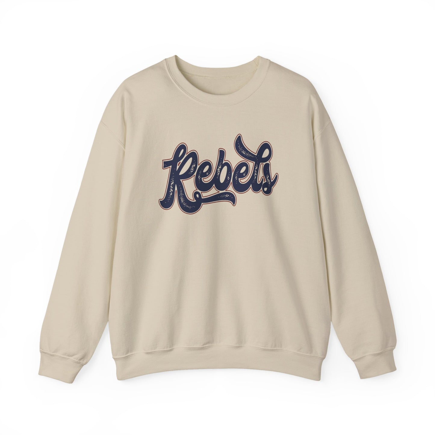 Ole Miss Rebels Retro Crewneck Sweatshirt | University of Mississippi Game Day Sweatshirt | Vintage College Apparel