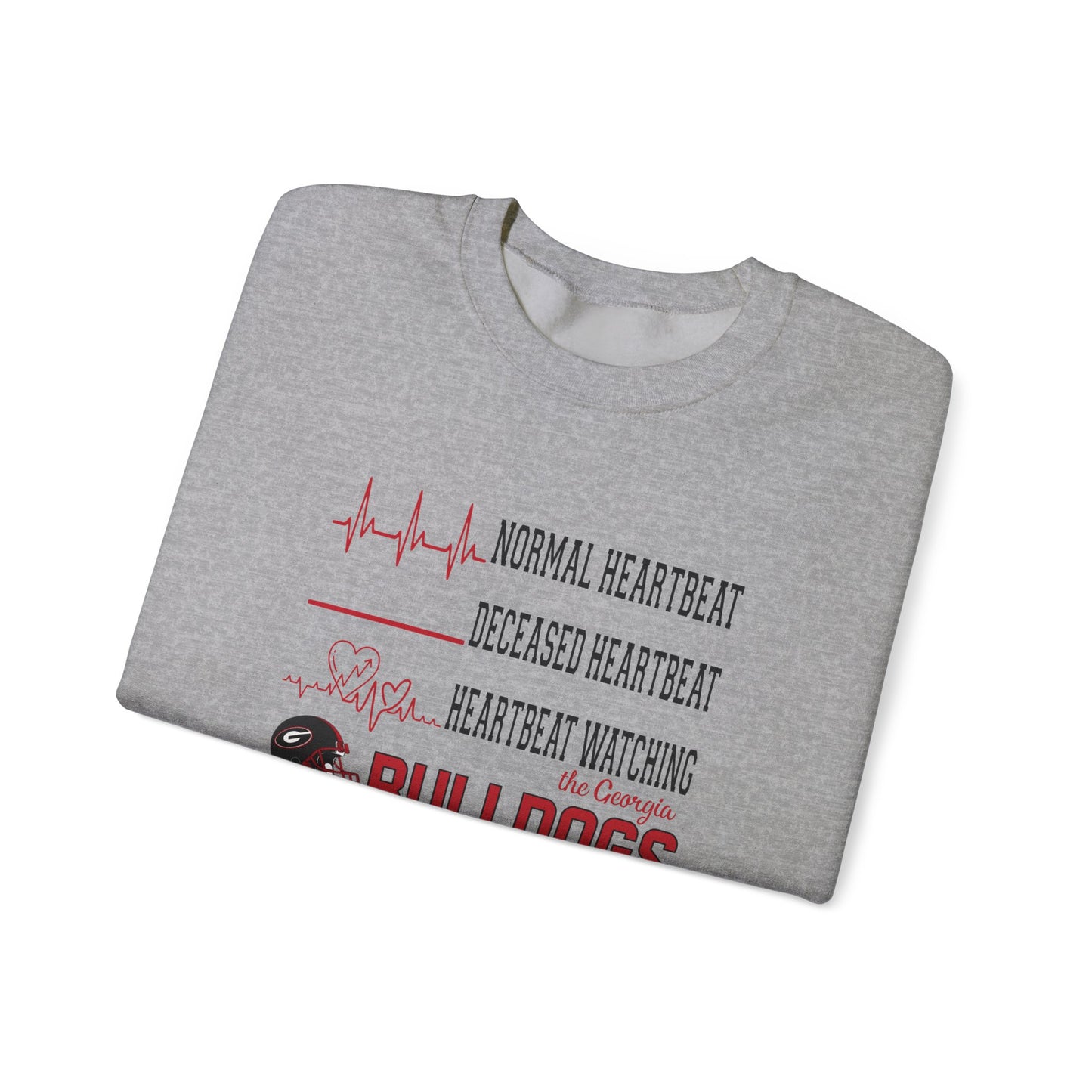 Georgia Bulldogs Heart Rate Shirt | Funny Game Day Tee | Normal, Deceased, and Georgia Bulldogs Heart Rate | College Football Shirt