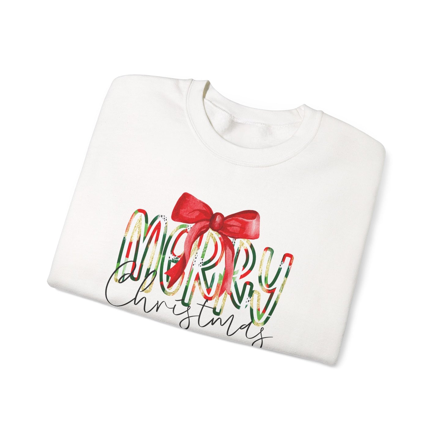 Christmas Crewneck Sweatshirt, Holiday Sweatshirt, Merry Christmas, Xmas Pullover, Festive Sweater Gift