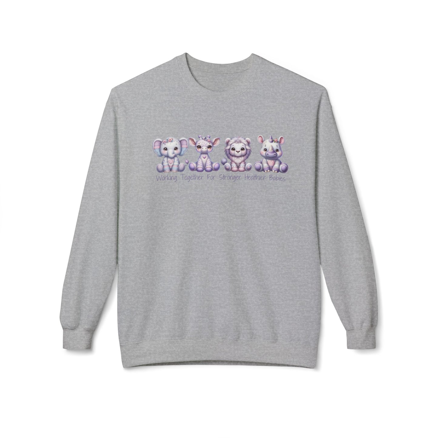 March of Dimes Crewneck Sweatshirt, Nurse Crewneck, Helping Tiny Babies