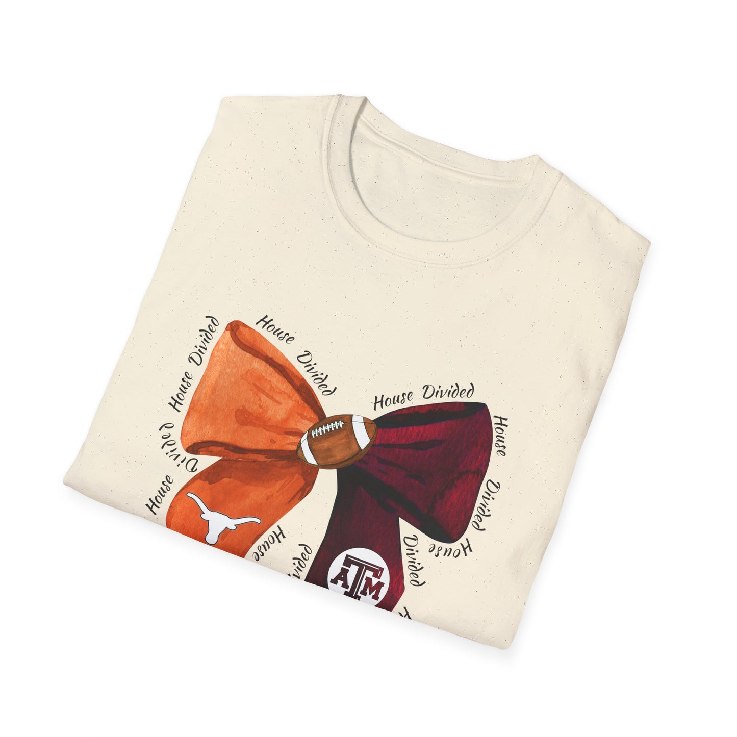 House Divided Longhorns and Aggies T-Shirt, Unisex Graphic Tee, Perfect Gift for Longhorns and Aggies, Casual Wear, Game Day gear