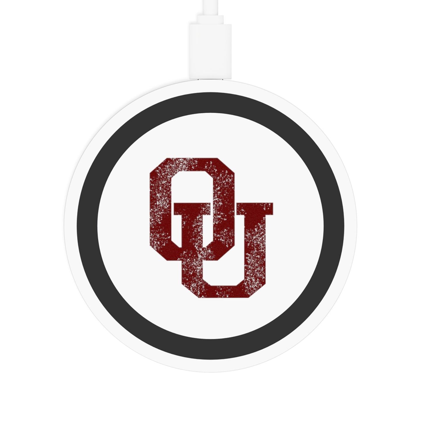 University of Oklahoma Wireless Charger, OU Sooners, Dorm Room Decor, College Student Gift, Graduation Gift