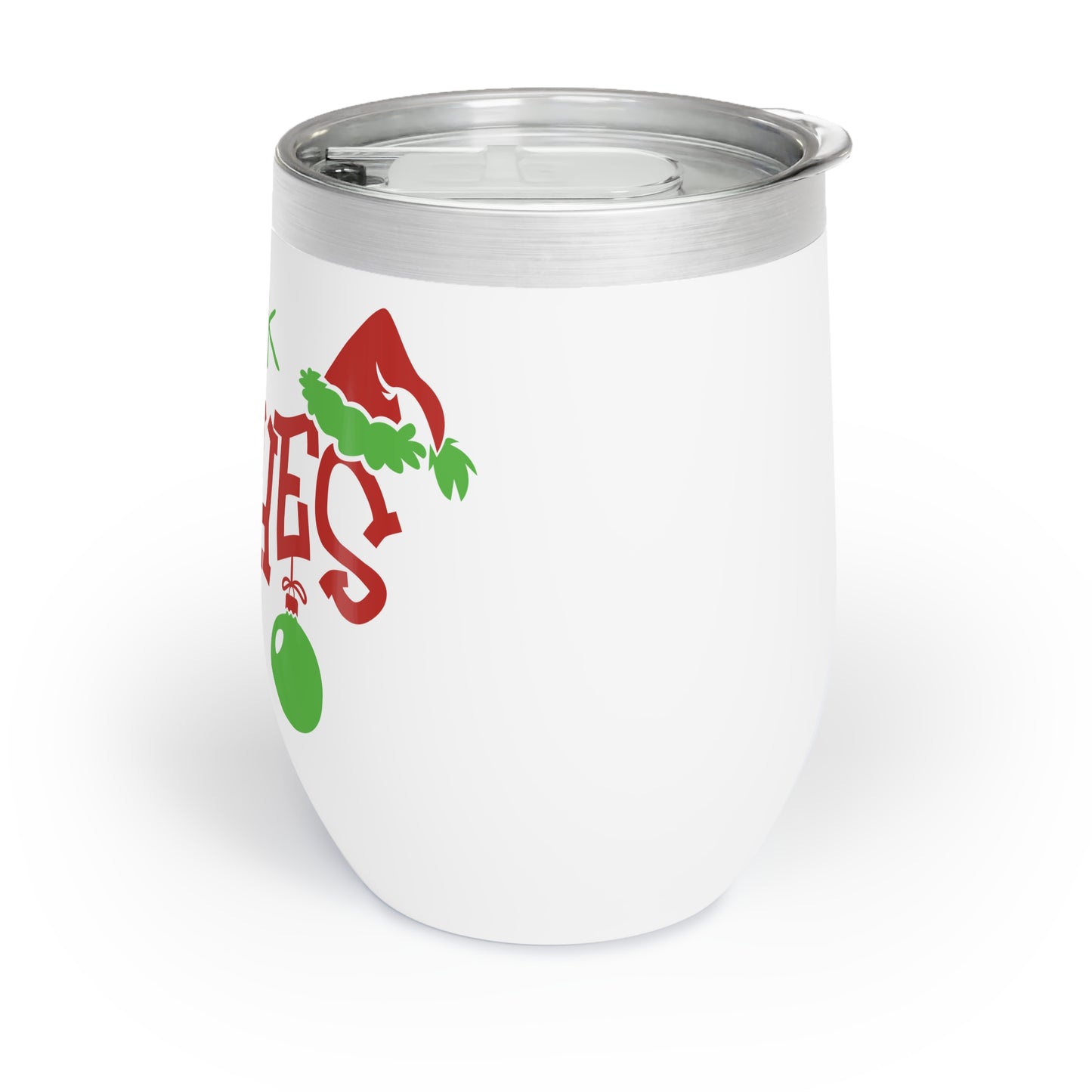 Drink Up Grinches Wine Tumbler, Funny Christmas Wine Glass, Holiday Drinkware, Gift for Wine Lovers, Secret Santa, Grinch