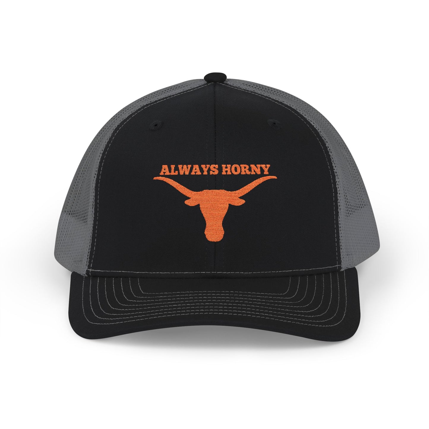 Always Horny Snapback Trucker Cap, Funny Hat Gift, Embroidered Cap, Outdoor Accessories, Student Gift
