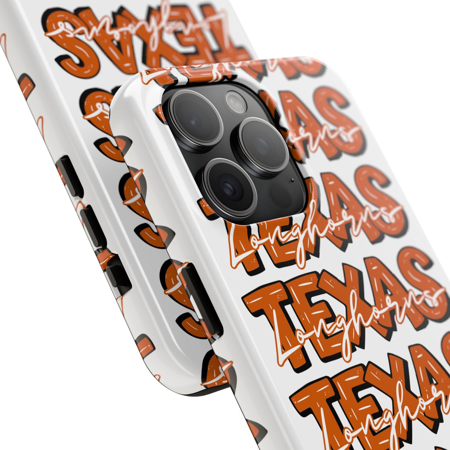 Texas Longhorn Tough Phone Case, Durable iPhone Cover for Texas Lovers, Unique Gift for Graduates, College Students, Southern Pride