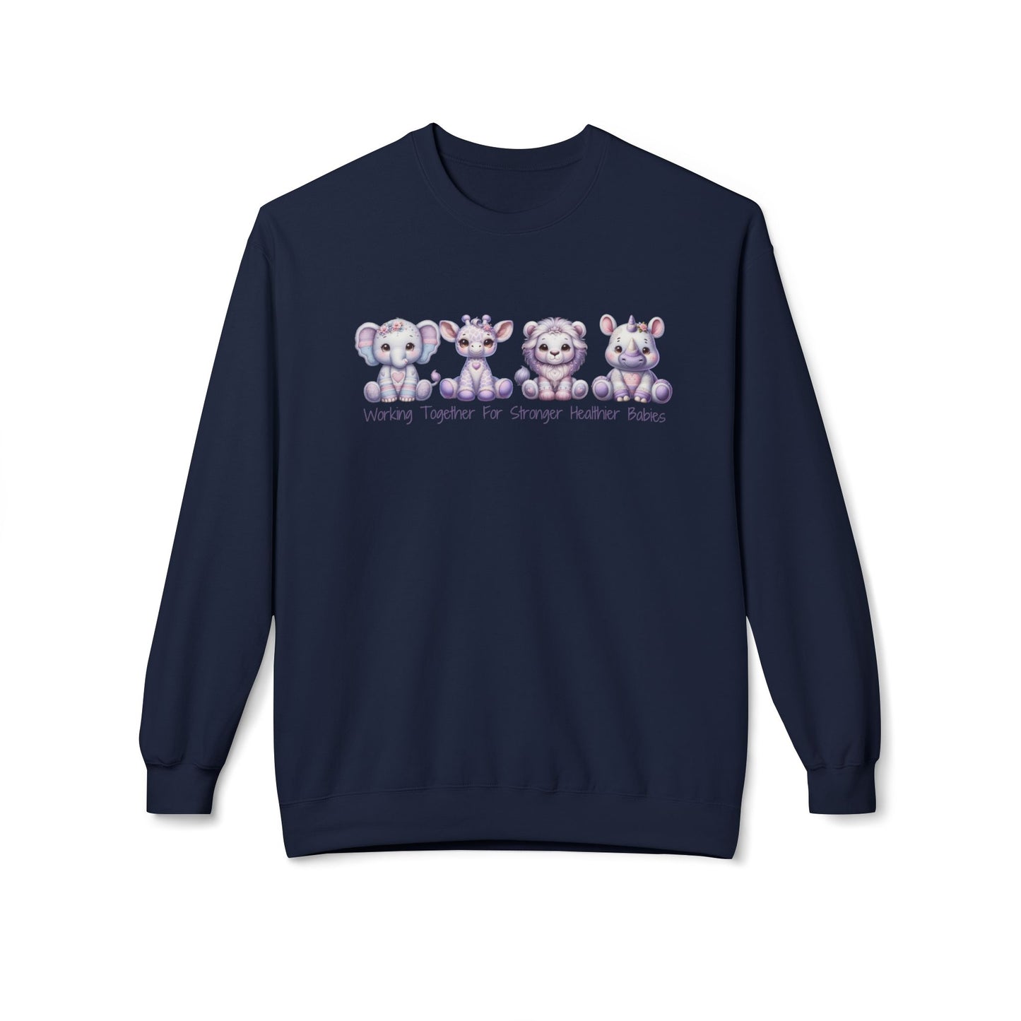 March of Dimes Crewneck Sweatshirt, Nurse Crewneck, Helping Tiny Babies