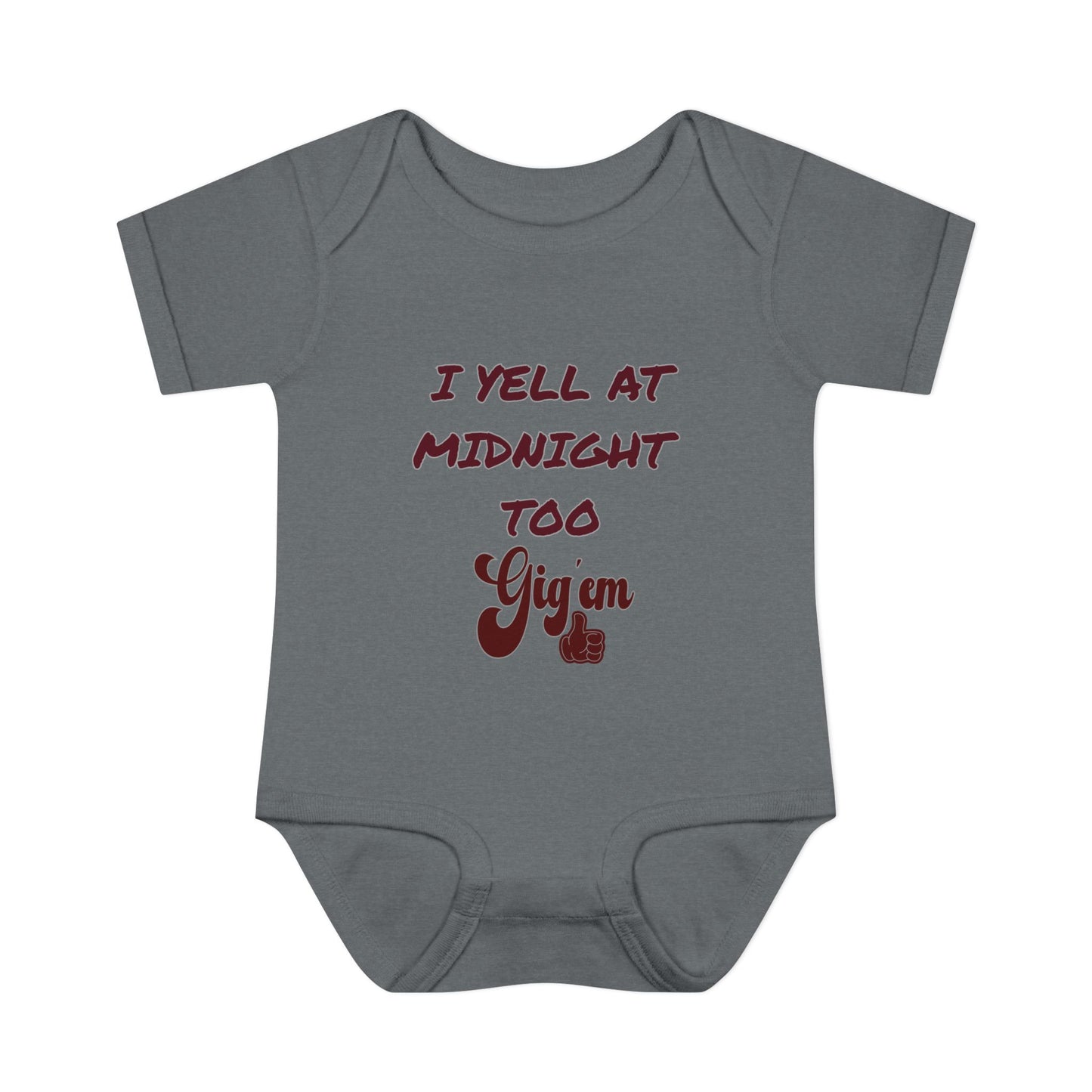 I Yell at Midnight Too Aggies Baby Onesie, Midnight Yeller Baby, Funny Baby Gift, Newborn Outfit, Baby Shower Present, Aggies