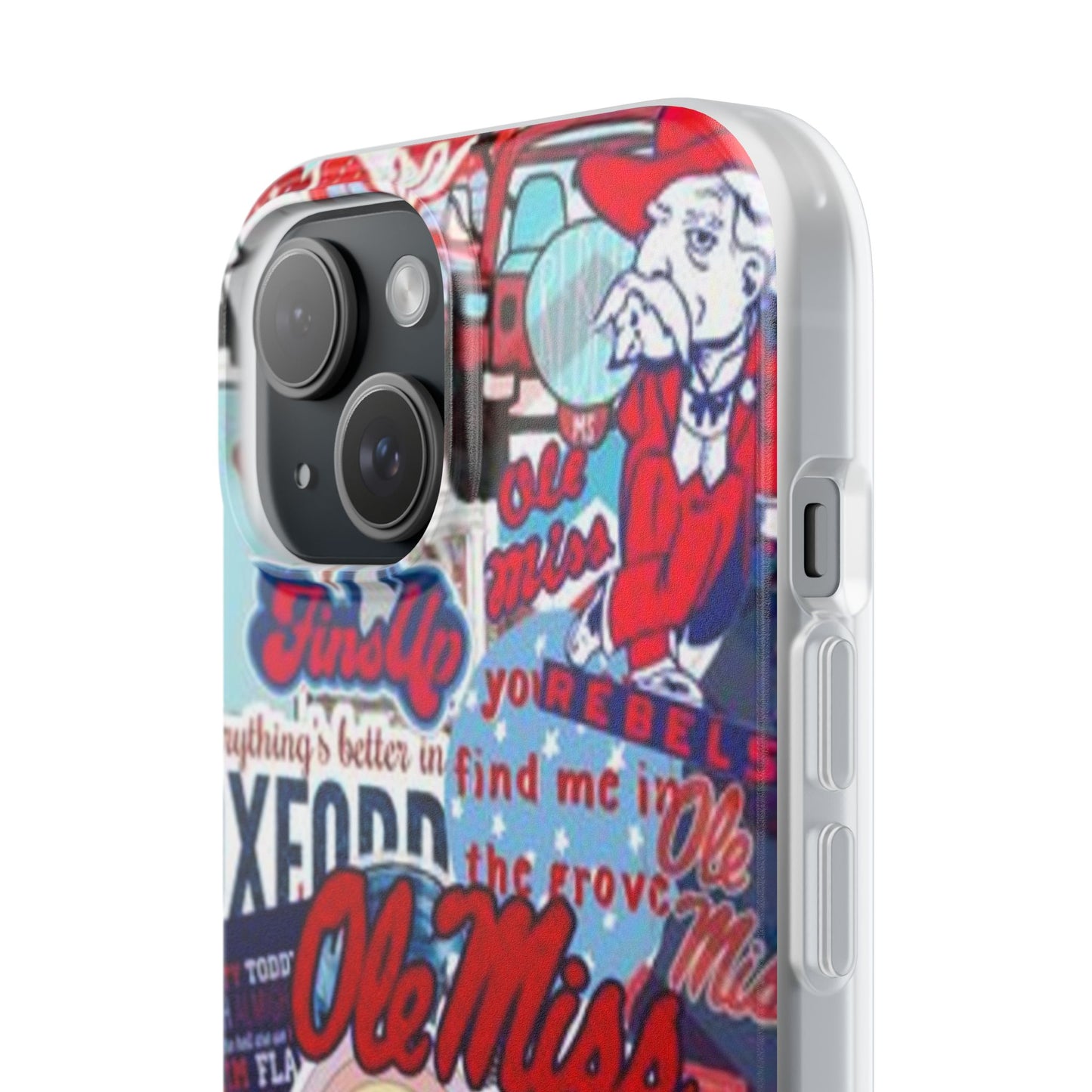 Ole Miss Pride Flexi Cases - Trendy Phone Cover for Fans, College Gear, Stylish Protection, Gift for Students, School Spirit Accessories