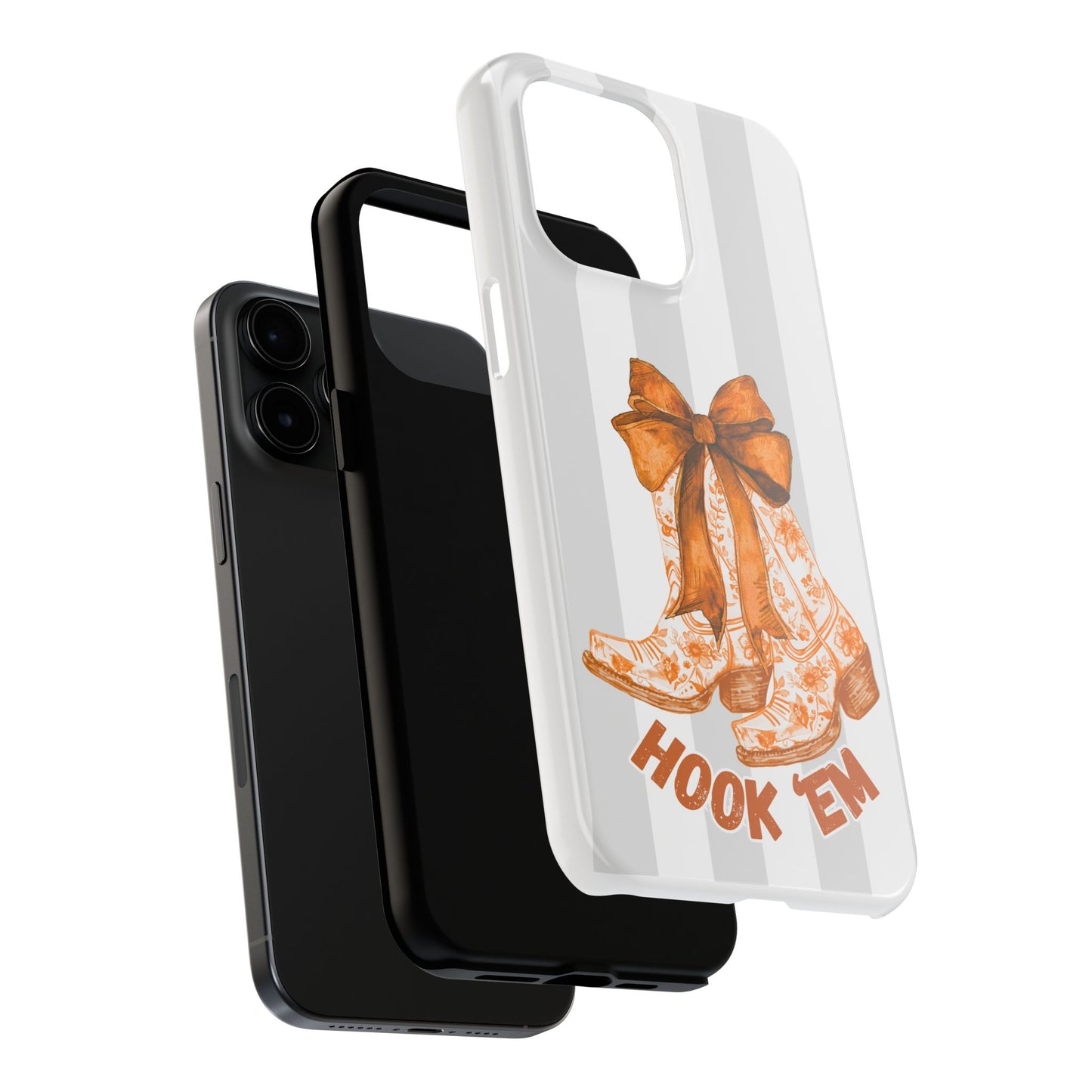 Texas Tough Phone Case, College Team Accessory, Longhorns, Graduation Gift, Student Gifts