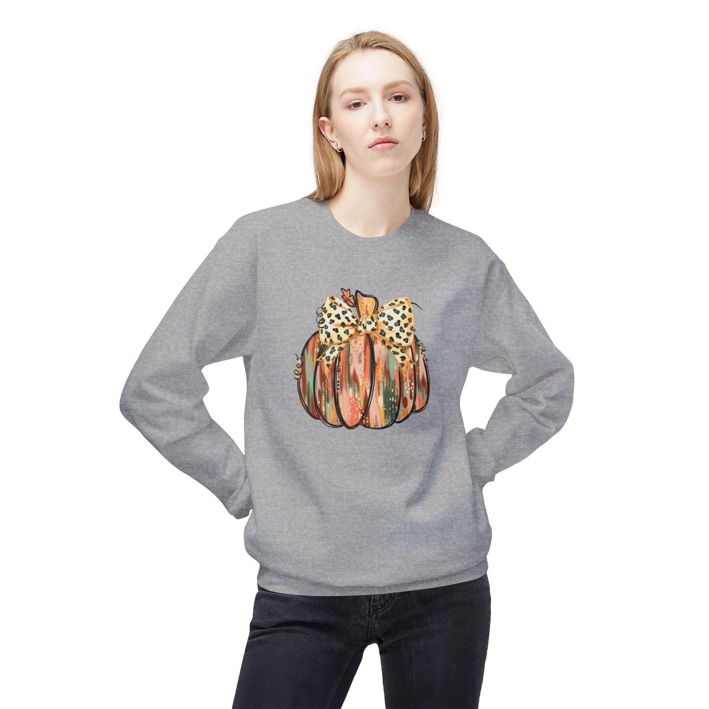 Thanksgiving Pumpkin Crewneck Sweatshirt, Thanksgiving, Pumpkin Sweatshirt, Fall Crewneck, Fall Apparel, Friendsgiving, Autumn