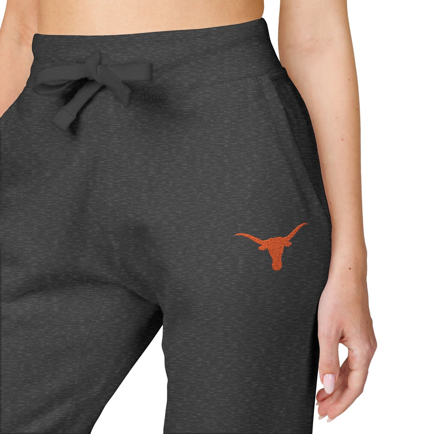 Embroidered Texas Unisex Fleece Sweatpants | Texas Game Day Loungewear | Matching Crewneck Sold Separately