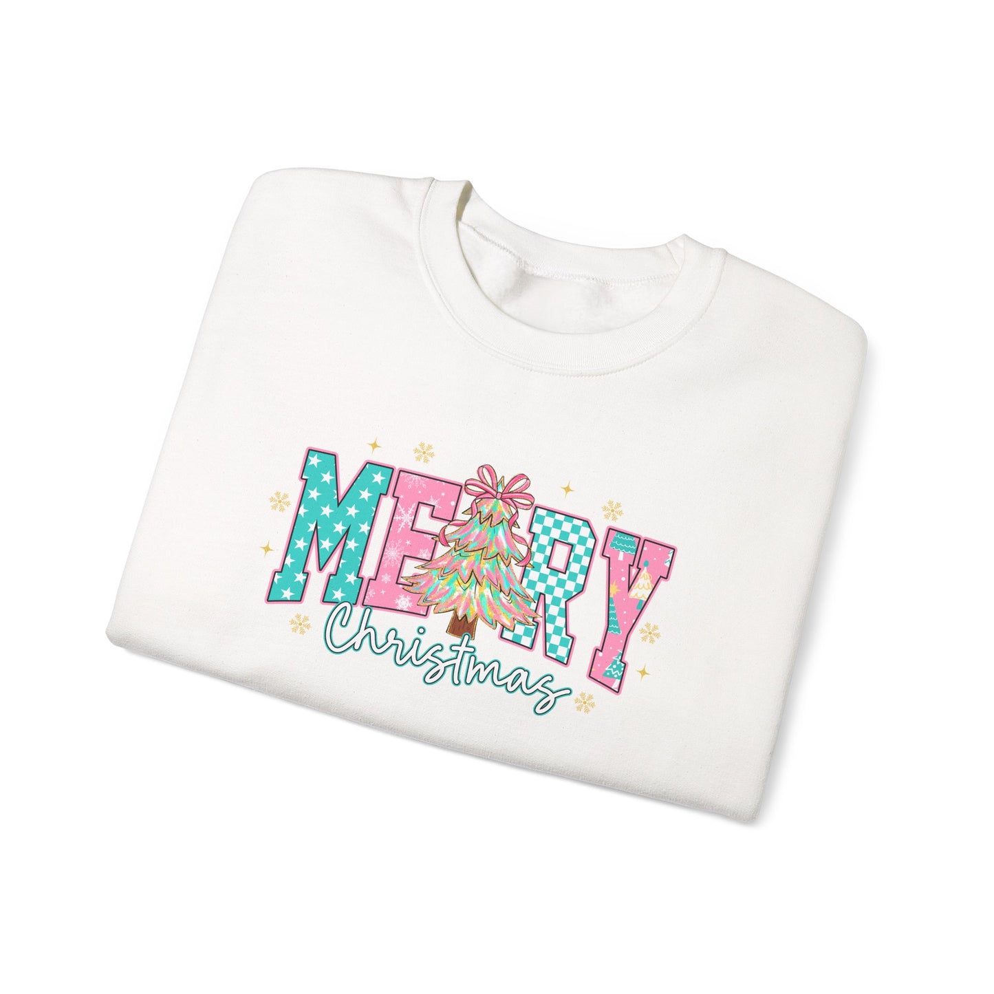 Christmas Crewneck Sweatshirt, Holiday Sweatshirt, Merry Christmas, Xmas Pullover, Festive Sweater Gift