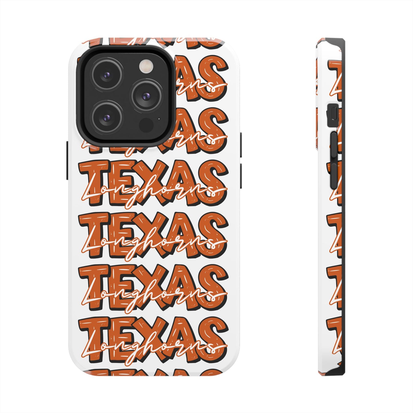Texas Longhorn Tough Phone Case, Durable iPhone Cover for Texas Lovers, Unique Gift for Graduates, College Students, Southern Pride