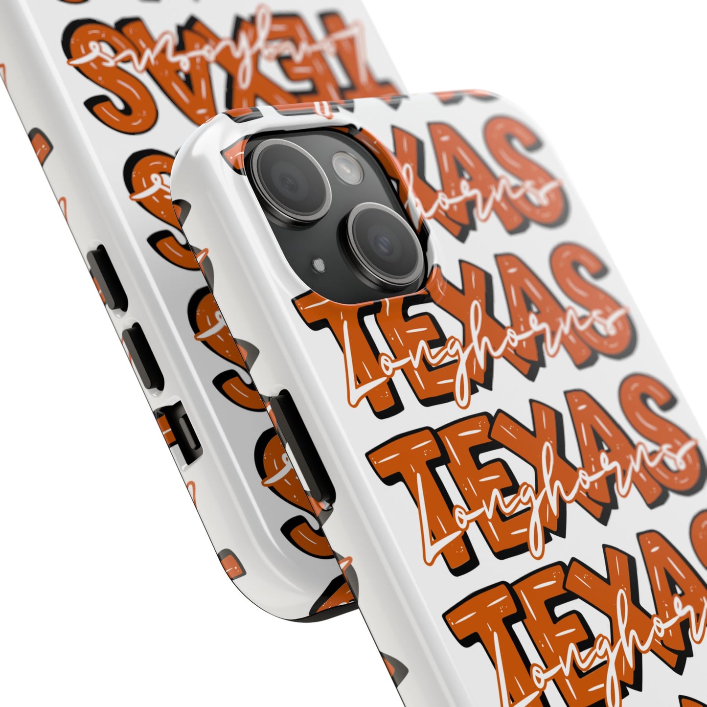 Texas Longhorn Tough Phone Case, Durable iPhone Cover for Texas Lovers, Unique Gift for Graduates, College Students, Southern Pride