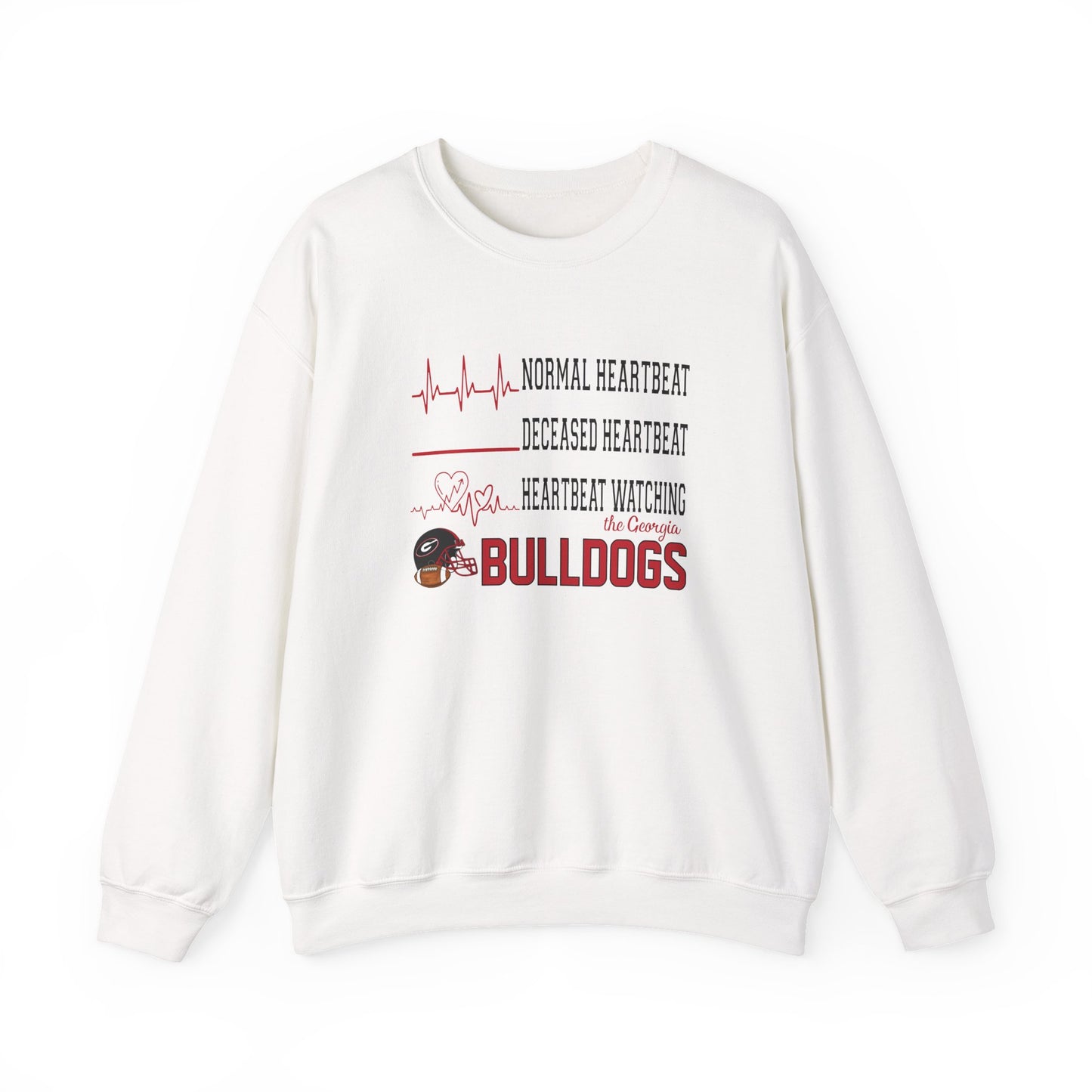 Georgia Bulldogs Heart Rate Shirt | Funny Game Day Tee | Normal, Deceased, and Georgia Bulldogs Heart Rate | College Football Shirt