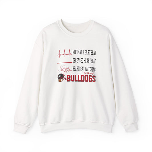 Georgia Bulldogs Heart Rate Shirt | Funny Game Day Tee | Normal, Deceased, and Georgia Bulldogs Heart Rate | College Football Shirt