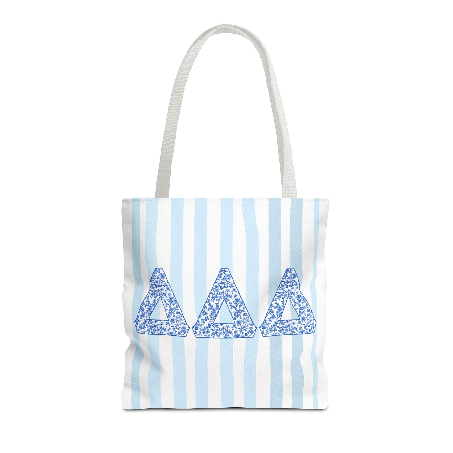 Delta Sorority Style Gift | Floral Sorority Inspired Tote Bag |  Greek Life Bag | Big Little Reveal | Cute Campus Tote, Cute Bid Day Bag