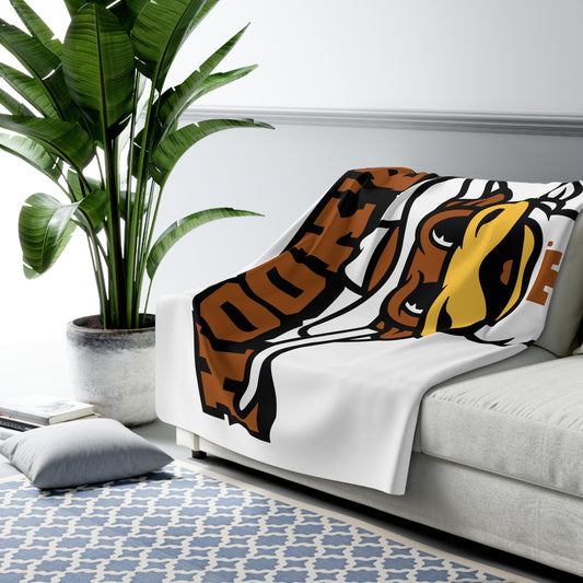 Texas Inspired Sherpa Blanket | Cozy Game Day Throw | Texas Spirit Gift