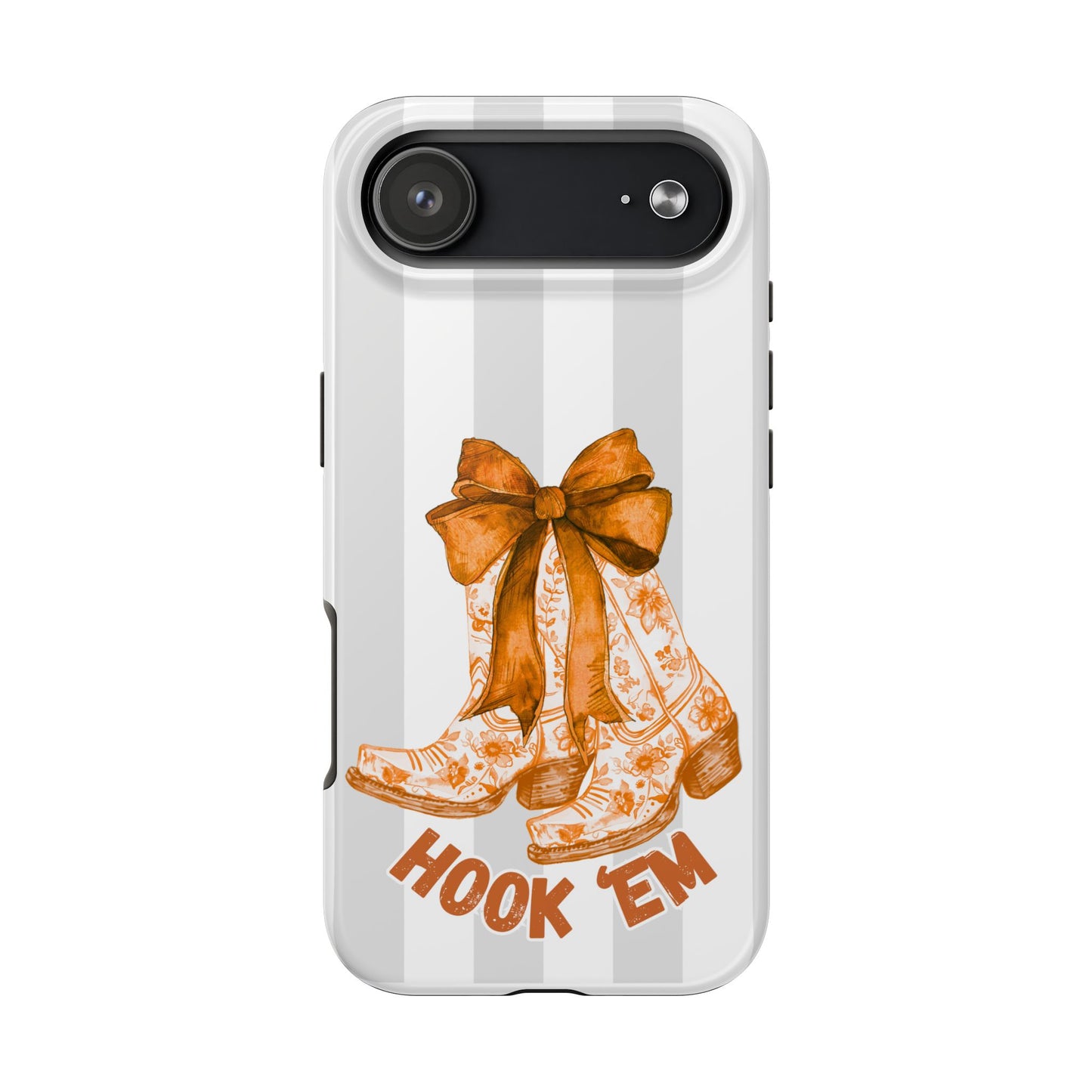 Texas Tough Phone Case, College Team Accessory, Longhorns, Graduation Gift, Student Gifts