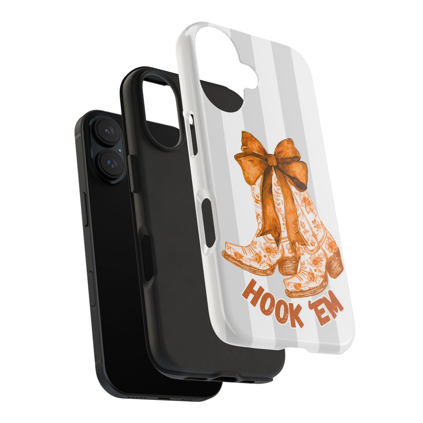 Texas Tough Phone Case, College Team Accessory, Longhorns, Graduation Gift, Student Gifts