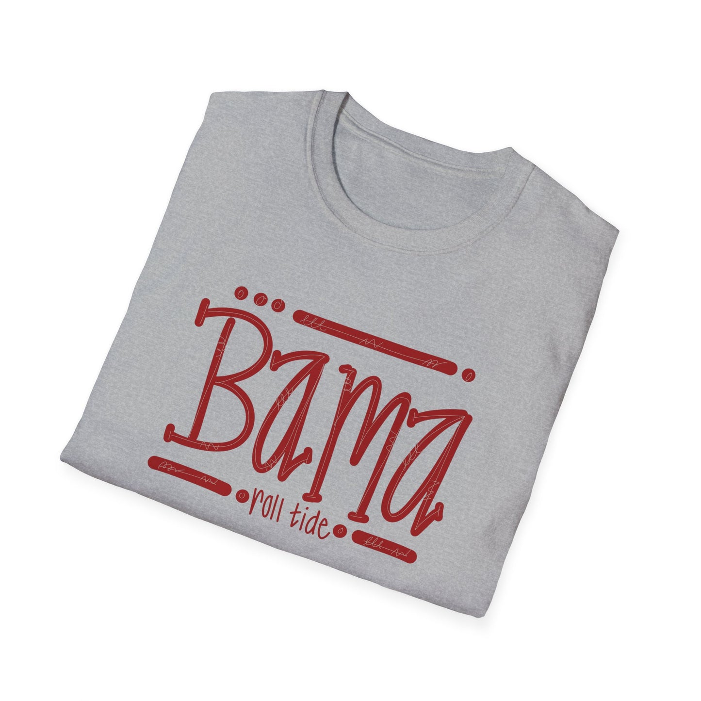 Bama Tee | Southern Game Day Shirt | Cute Alabama Football Spirit Shirt | Unisex Gildan Softstyle | Game Day Gear | Graduation Gift