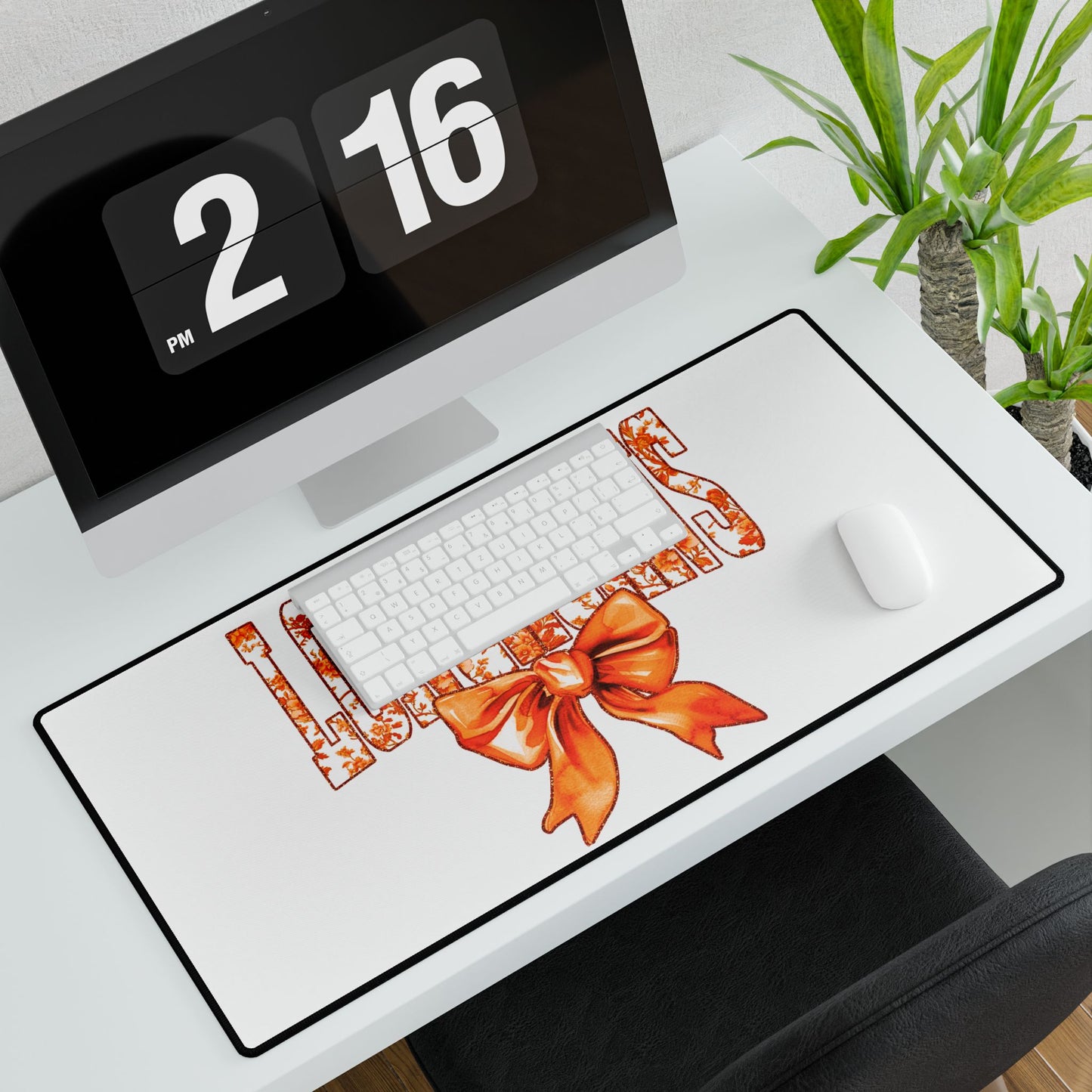 University of Texas Themed Desk Mat - Personalized Workspace Decor, Office Accessories, Gifts for Students, Home Office, Unique Desk Pads