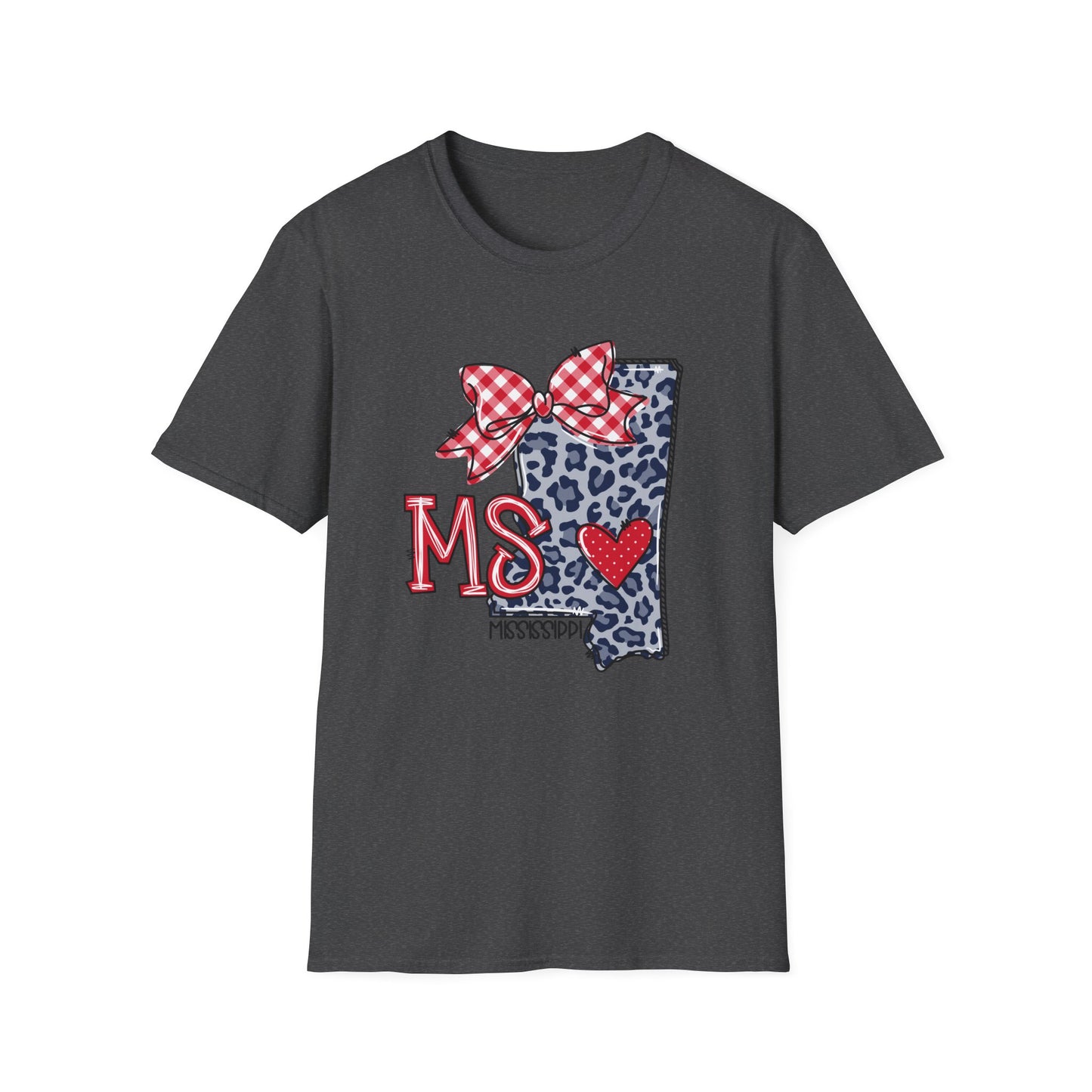 Mississippi Love Softstyle T-Shirt, Unisex Graphic Tee, Perfect Gift for Mississippi lovers, Casual Wear