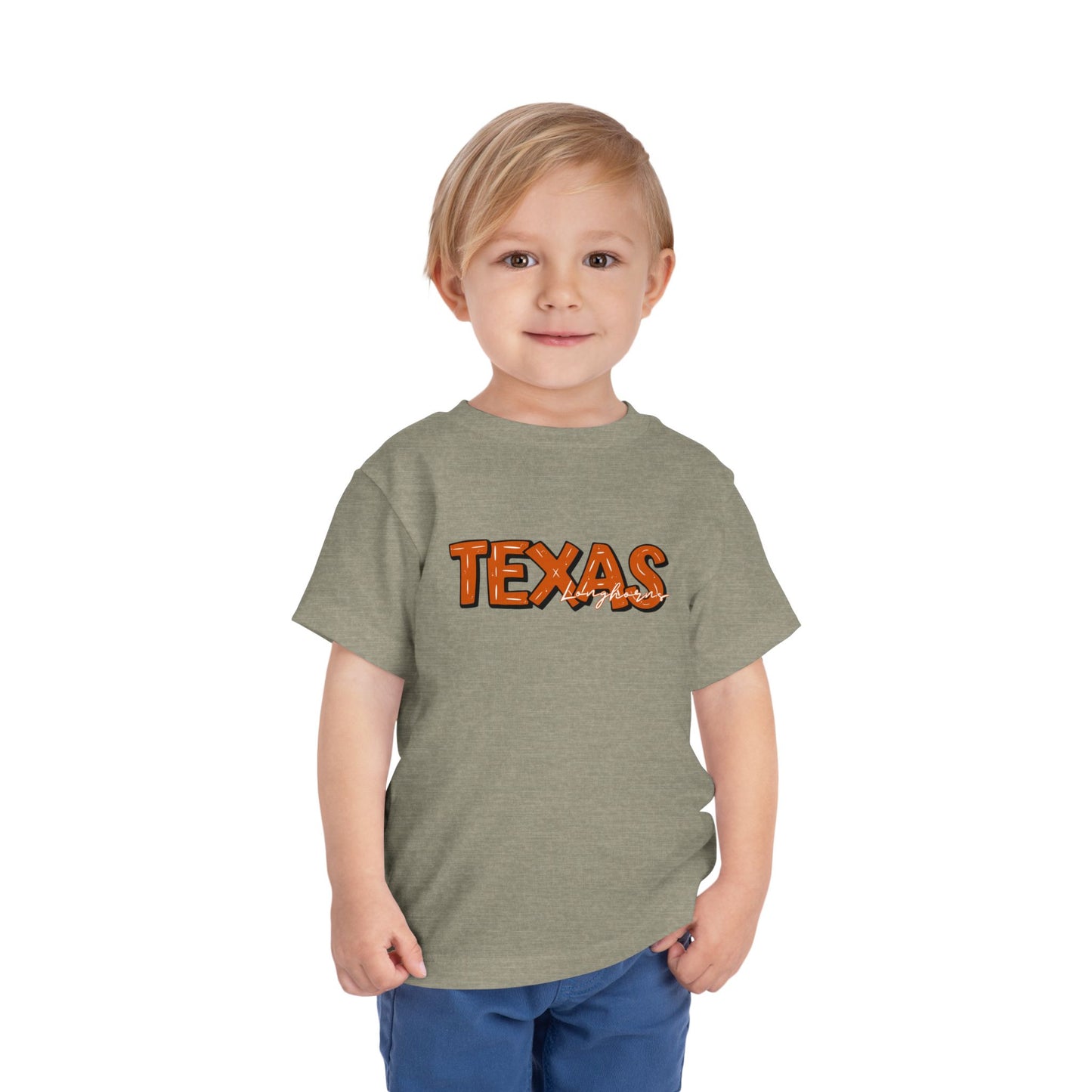 Texas Toddler Tee | Cute State Pride Shirt | Game Day Kids Top