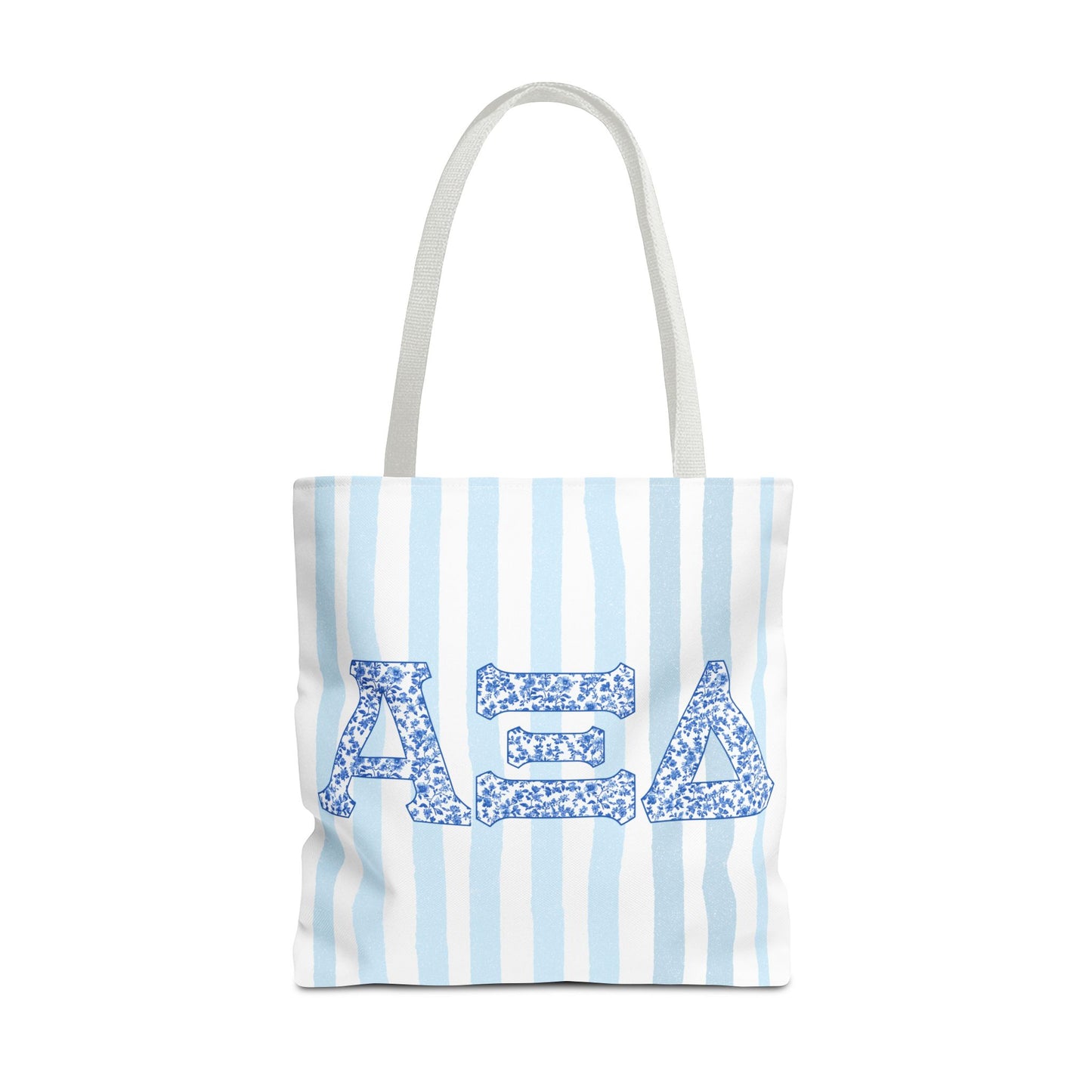 A Xi Style Gift | Floral Sorority Inspired Tote Bag | Greek Life Bag | Big Little Reveal | Cute Campus Tote, Cute Bid Day Bag