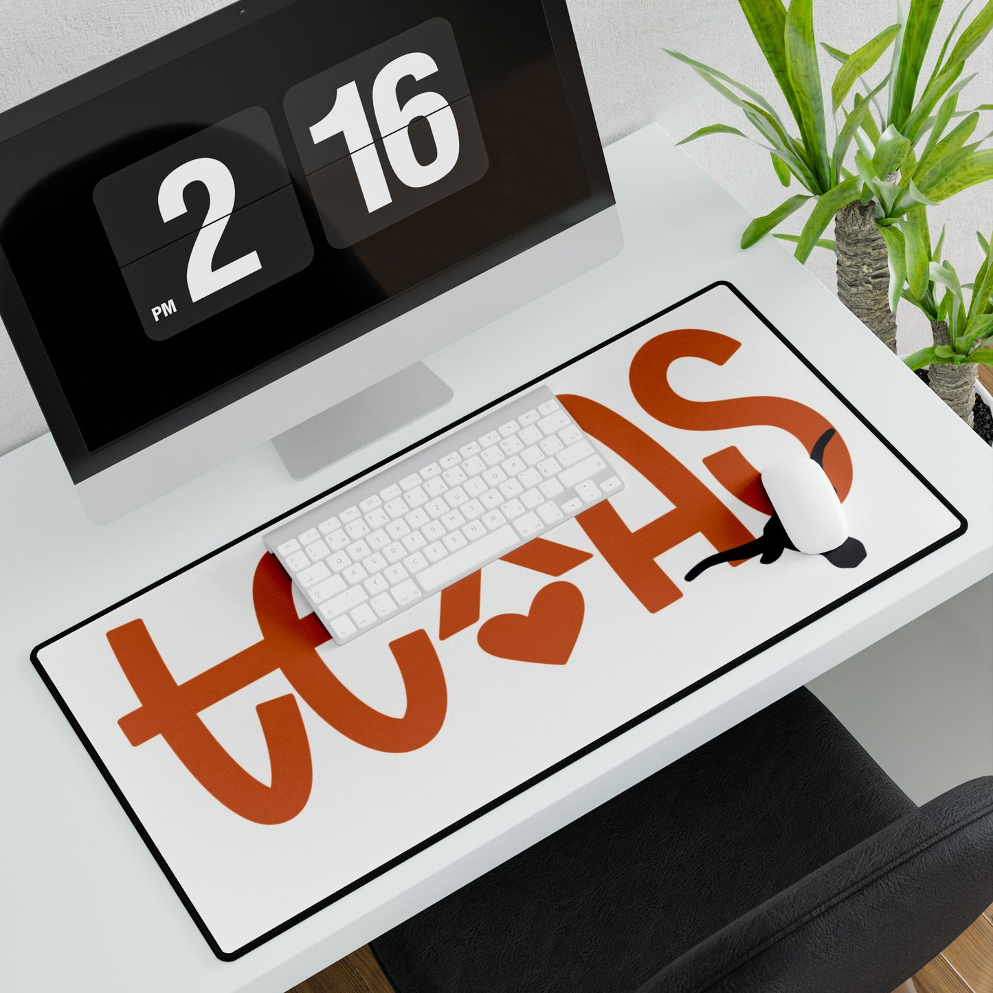 University of Texas Themed Desk Mat - Personalized Workspace Decor, Office Accessories, Gifts for Students, Home Office, Unique Desk Pads