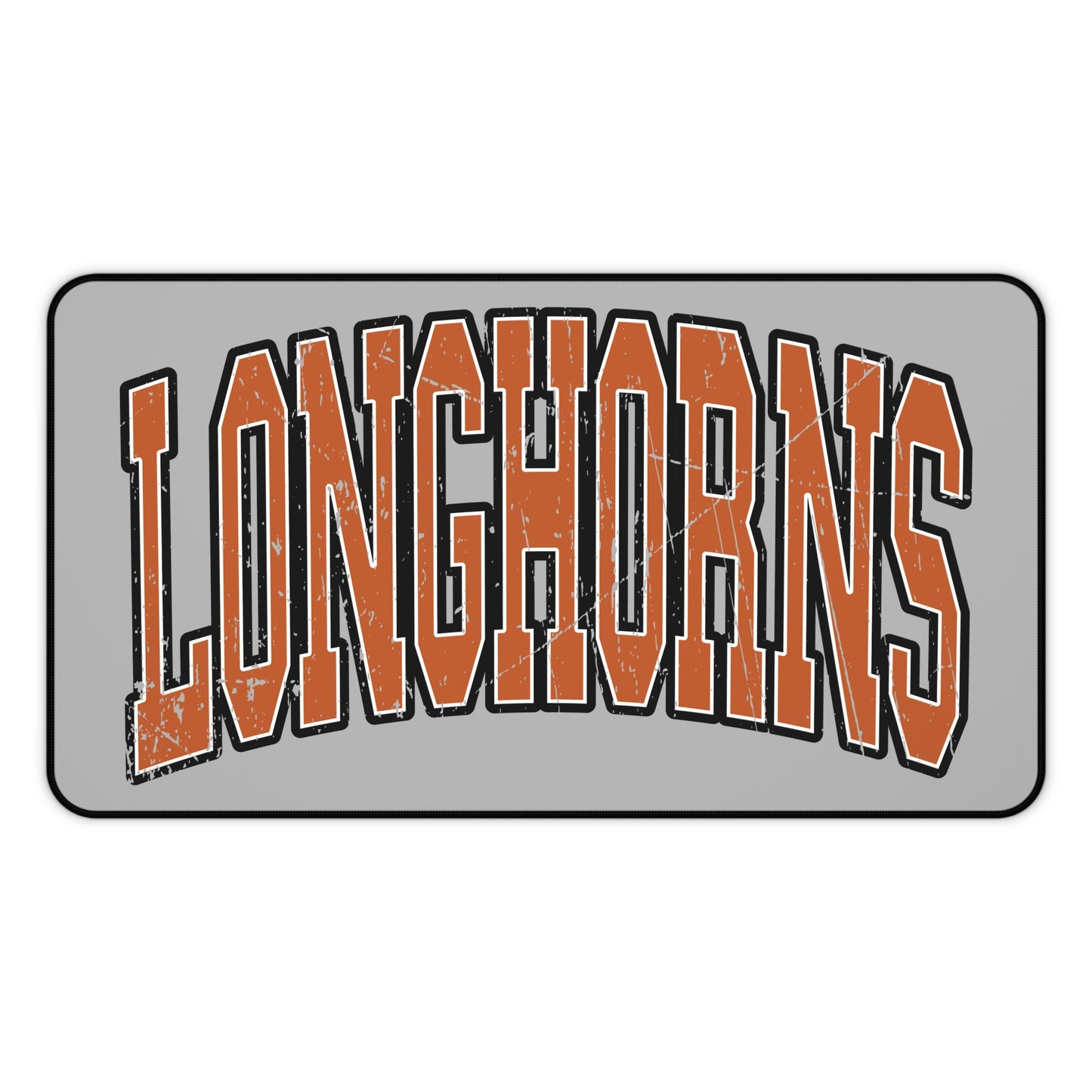 Texas Pride Desk Mat | Rustic Collegiate Style Mouse Pad