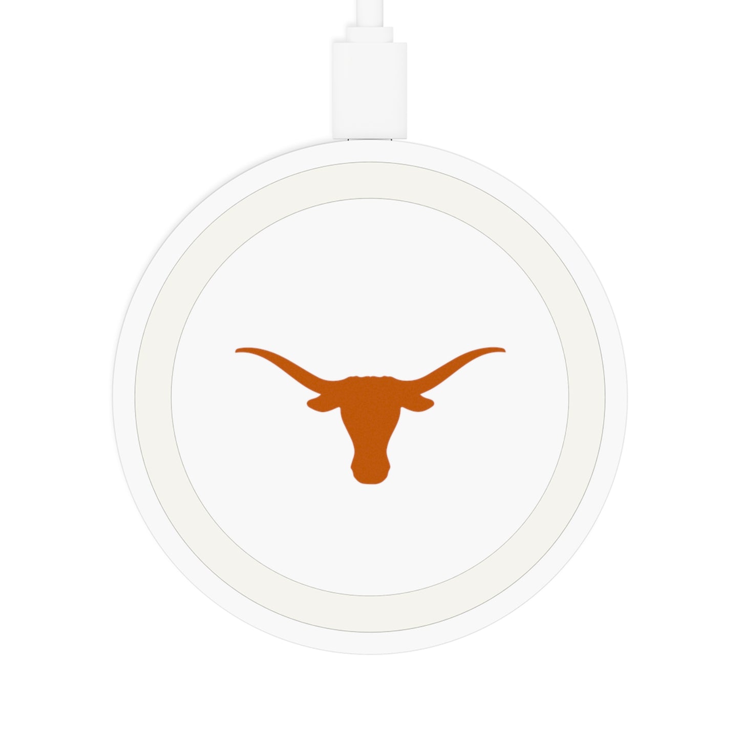 University of Texas Longhorns Wireless Charging Pad, Desk Organizer, Office Tech Accessory, Gift for College Student, Dorm Accessory